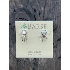 Barse Cosmos Stud Earrings- Mother of Pearl- Sterling Silver- NWT